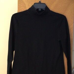 Croft and Barrow Black Mock Turtleneck